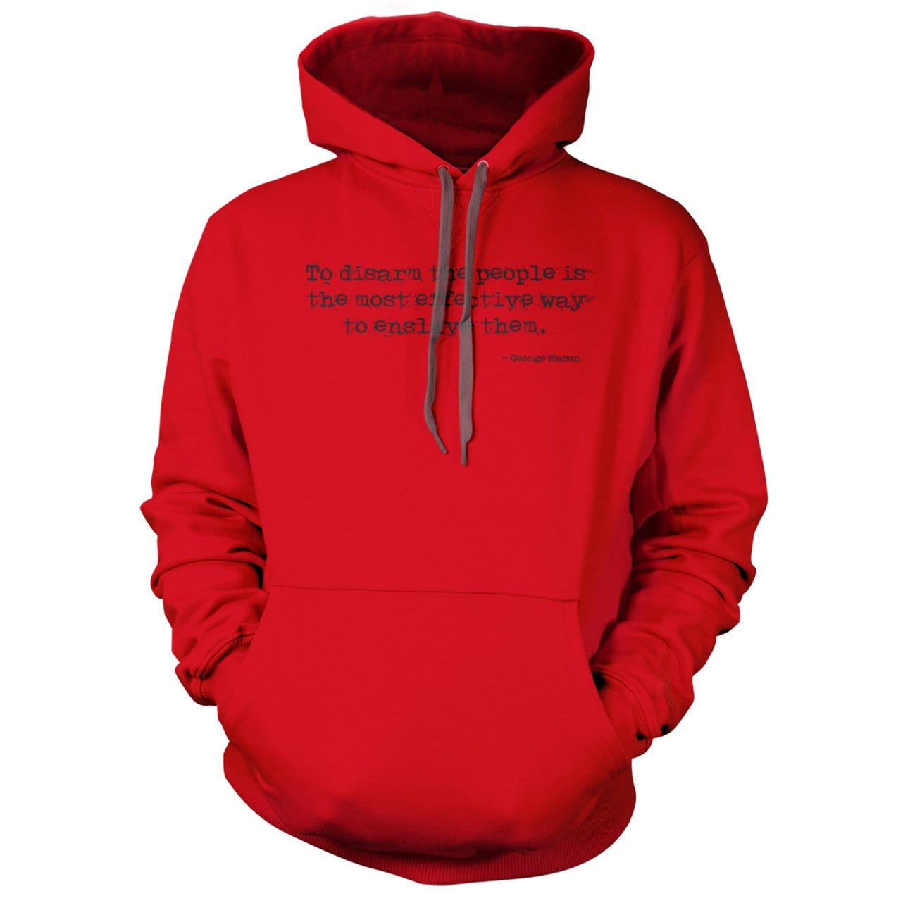 To Disarm The People Red Hoodie - we got teez00