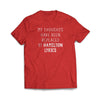 Hamilton Lyrics Red T-Shirt - We Got Teez