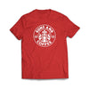 Guns and Coffee Red T-Shirt - We Got Teez