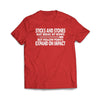 Sticks and Stones Red T-Shirt - We Got Teez