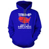 Trump Aint no Accident Snow Flake Royal Blue Hoodie - we got teez