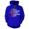 All Faster Than Dialing 911 Royal Blue Hoodie - We Got Teez