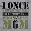 Proud Army MOM T-Shirt - we got teez