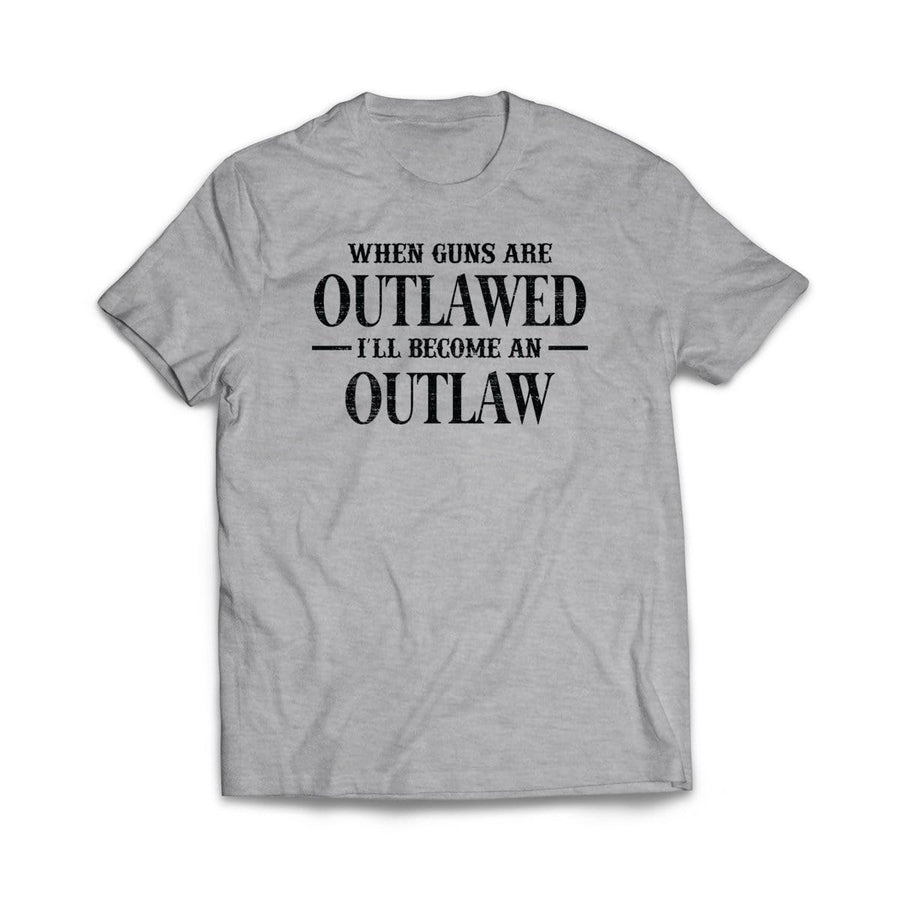 Outlaw Charcoal Grey T-Shirt - We Got Teez