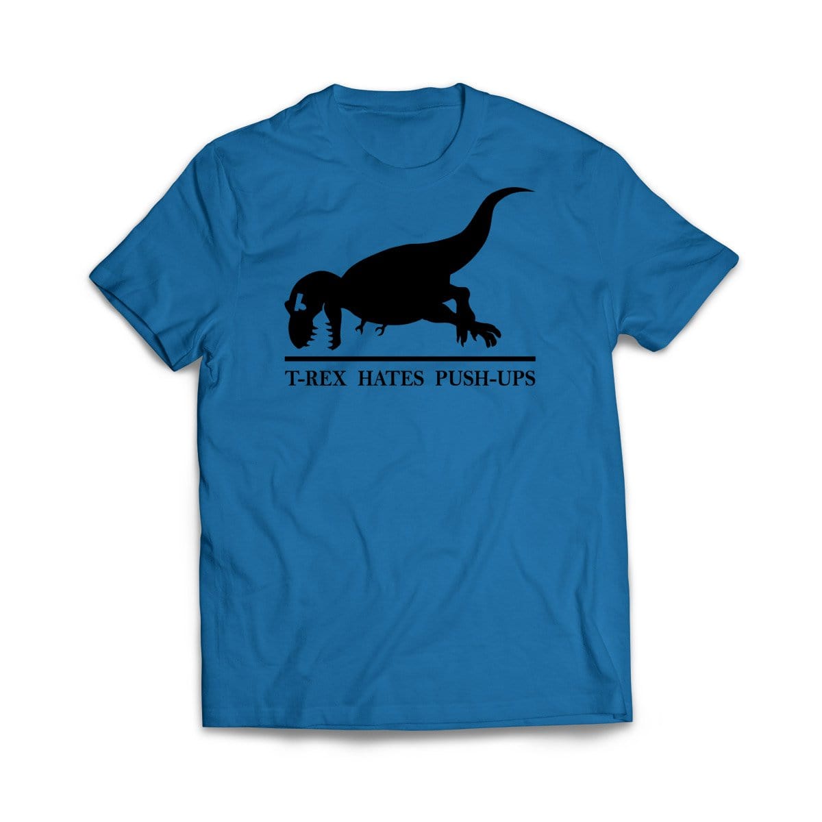 T. rex Hates Push Ups Adult T-Shirt