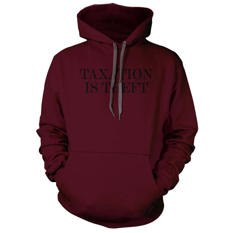 Taxation is Theft Red Hoodie