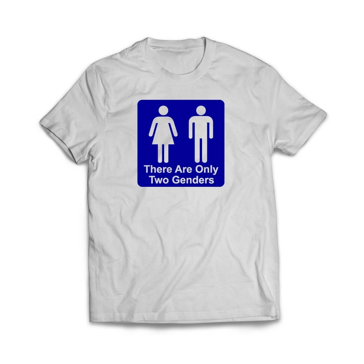 There are only two genders Red Tee Shirt