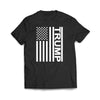 Flag Trump Black T-Shirt - We Got Teez