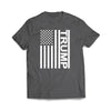 Flag Trump Charcoal T-Shirt - We Got Teez