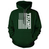 Flag Trump Forest Green Hoodie - We Got Teez