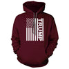 Flag Trump Maroon Hoodie - We Got Teez