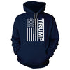 Flag Trump Navy Hoodie - We Got Teez