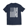 Flag Trump Navy T-Shirt - We Got Teez