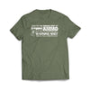 Warning Shot Military Green T- Shirt - We Got Teez