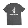 White Flour Funny Charcoal T-Shirt - We Got Teez