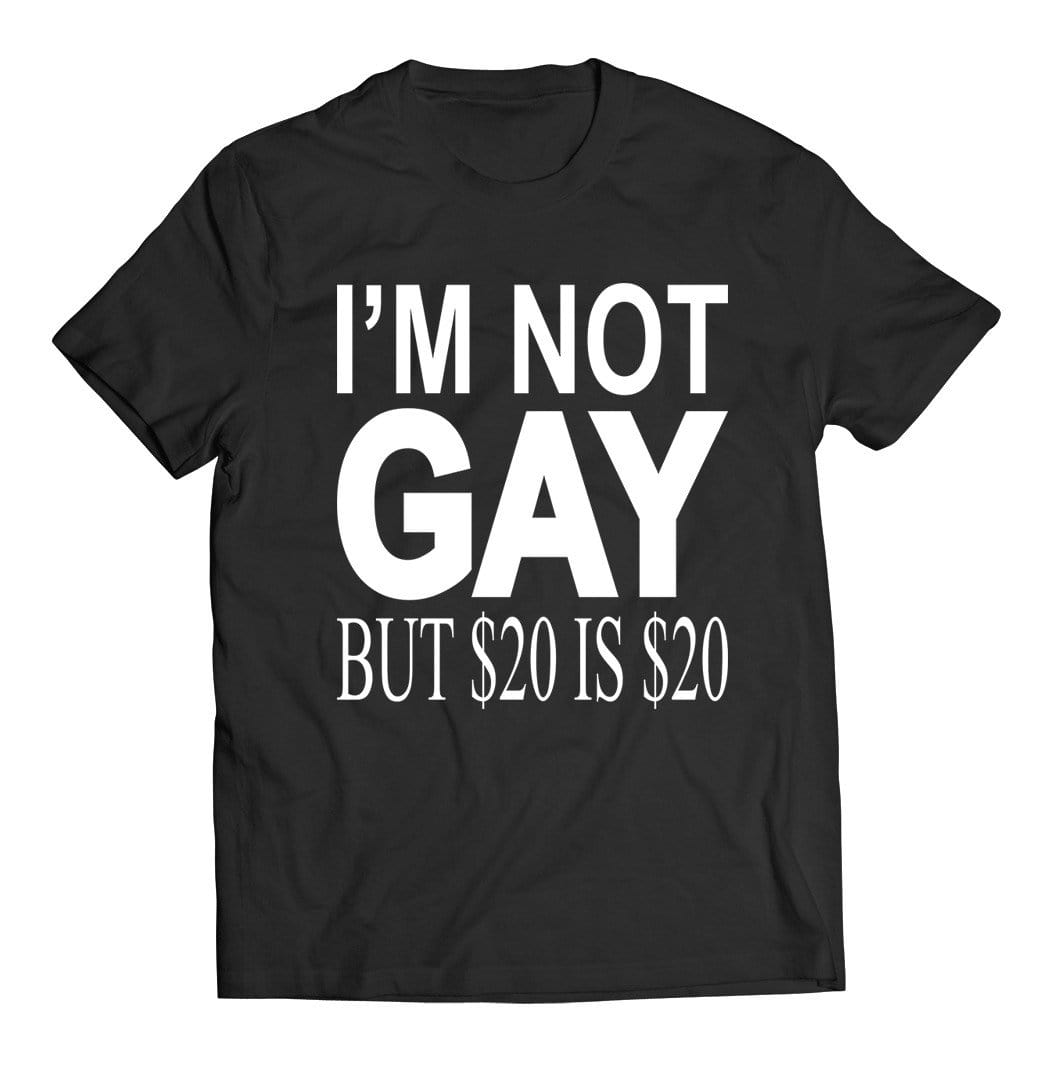 I am Not Gay Black T-Shirt - We Got Teez