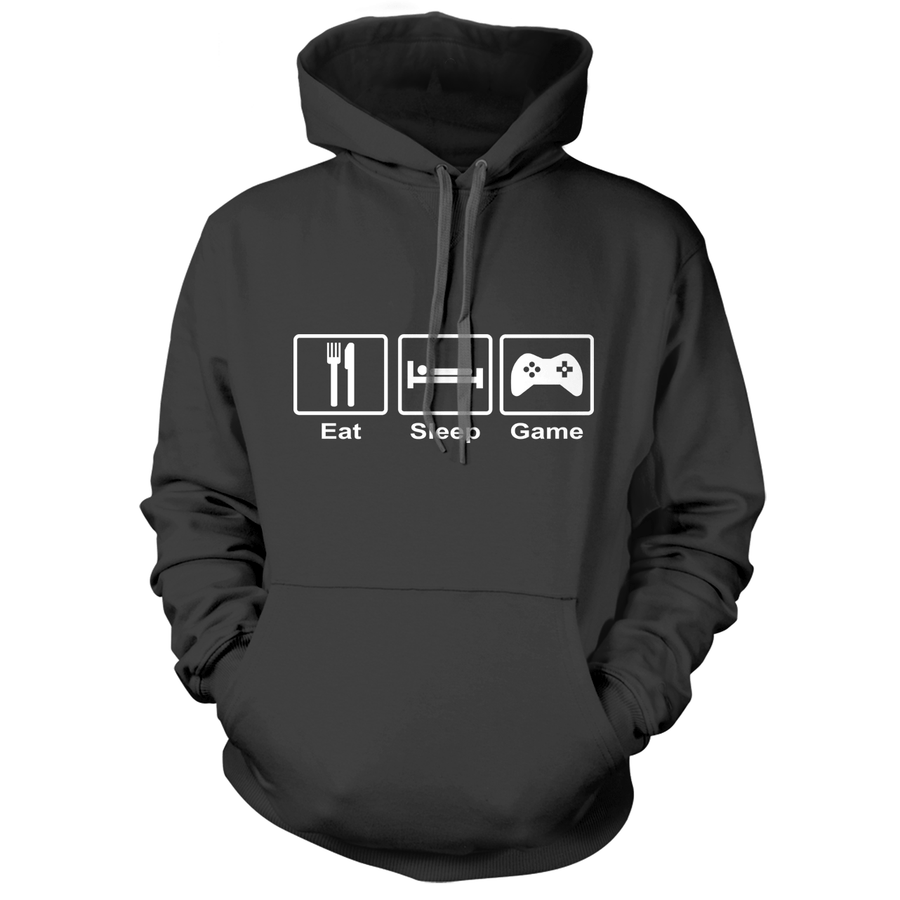 Eat Sleep Game Hoodie - We Got Teez