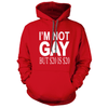 I am Not Gay Red Hoodie - We Got Teez