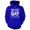 I am Not Gay Royal Blue Hoodie - We Got Teez